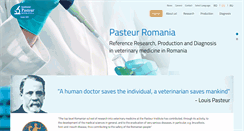 Desktop Screenshot of pasteur.ro